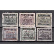 China - Correo 1949 Yvert 787/92 (*) Mng