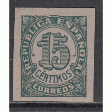 España Variedades 1938 Edifil 747Gs (*) Mng  papel gris sin dentar