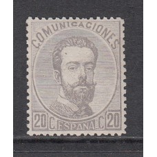 España Clásicos 1872 Edifil 123 * Mh  Bonito