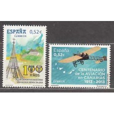 España II Centenario Correo 2013 Edifil 4796/7 ** Mnh