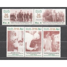 Pakistan - Correo Yvert 1055/9 ** Mnh  Quaid -e-Azam