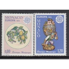 Monaco - Correo 1976 Yvert 1062/3 ** Mnh   Europa