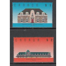 Canada - Correo 1989 Yvert 1094/5 ** Mnh Arquitectura