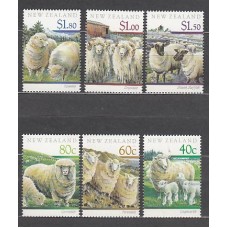 Nueva Zelanda - Correo 1991 Yvert 1094/9 ** Mnh Fauna