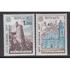 Monaco - Correo 1977 Yvert 1101/2 ** Mnh   Europa