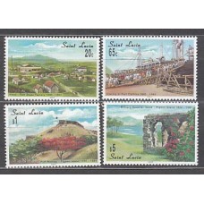 Santa Lucia - Correo Yvert 1119/22 ** Mnh Historia de la isla