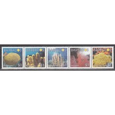 Barbados - Correo 2004 Yvert 1120/4+Hb 46 ** Mnh Fauna marina