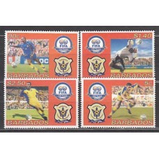 Barbados - Correo 2004 Yvert 1125/8 ** Mnh Deportes fútbol