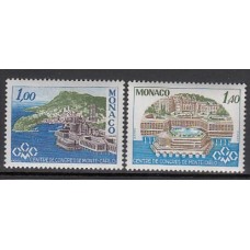 Monaco - Correo 1978 Yvert 1136/7 ** Mnh   Centro de congresos de Montecarlo