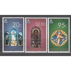 Santa Lucia - Correo Yvert 1145/7 ** Mnh Navidad