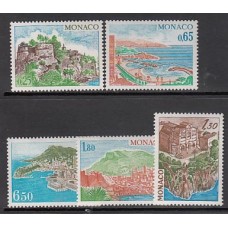 Monaco - Correo 1978 Yvert 1147/51 ** Mnh   Vistas y monumentos