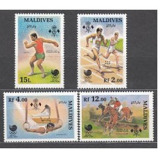 Maldives - Correo Yvert 1158/61 ** Mnh  Olimpiadas de Seul