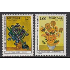 Monaco - Correo 1978 Yvert 1161/2 ** Mnh  Ramos de flores