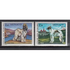 Monaco - Correo 1978 Yvert 1163/4 ** Mnh  Exposición canina