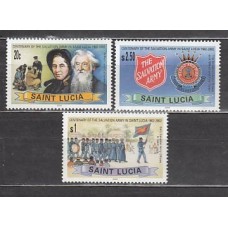 Santa Lucia - Correo Yvert 1166/8 ** Mnh