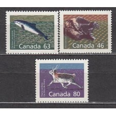 Canada - Correo 1990 Yvert 1170/2 ** Mnh Fauna