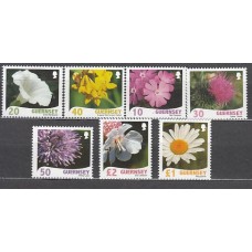 Guernsey - Correo 2008 Yvert 1182/8 ** Mnh Flores