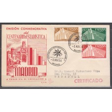 España II Centenario Sobres 1º Día 1956 Edifil 1196/8