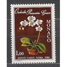 Monaco - Correo 1979 Yvert 1199 ** Mnh   Orquideas