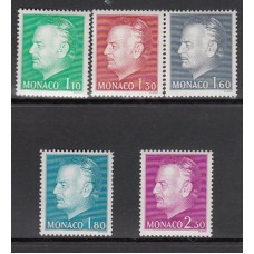 Monaco - Correo 1980 Yvert 1209/13 ** Mnh   Rainiero III