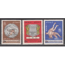 Iran - Correo 1967 Yvert 1216/8 ** Mnh Deportes