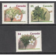 Canada - Correo 1991 Yvert 1225/7 ** Mnh Flores