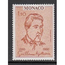 Monaco - Correo 1980 Yvert 1228 ** Mnh   Guillermo Apollinaire