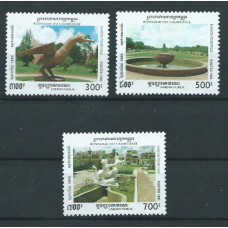 Camboya - Correo Yvert 1268/70 ** Mnh