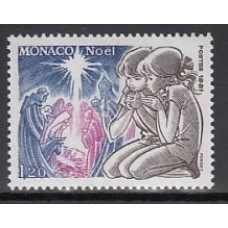 Monaco - Correo 1981 Yvert 1299 ** Mnh   Navidad