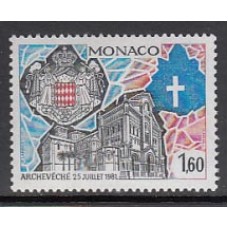 Monaco - Correo 1982 Yvert 1331 ** Mnh   Catedral de Mónaco