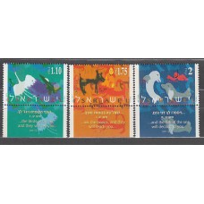 Israel - Correo 1996 Yvert 1346/8 ** Mnh  Fauna