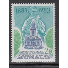 Monaco - Correo 1983 Yvert 1368 ** Mnh   Iglesia de Saint Charles