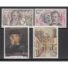 Monaco - Correo 1983 Yvert 1389/92 ** Mnh   Artistas celebres