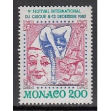 Monaco - Correo 1983 Yvert 1397 ** Mnh   Festival de circo