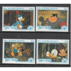 San Vicente - Correo Yvert 1406/9 ** Mnh Walt Disney