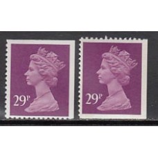 Gran Bretaña - Correo 1989 Yvert 1409b/c ** Mnh Isabel II