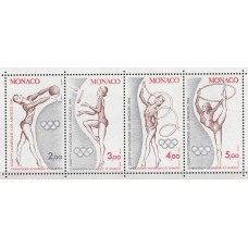 Monaco - Correo 1984 Yvert 1412/5 ** Mnh   Olimpiadas de los Angeles