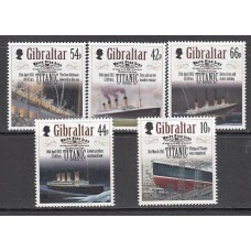 Gibraltar - Correo 2012 Yvert 1461/5 ** Mnh Barcos