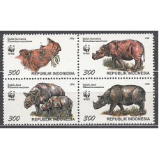 Indonesia - Correo 1996 Yvert 1474/7 ** Mnh  Fauna