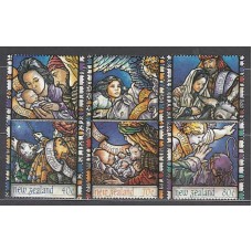 Nueva Zelanda - Correo 1996 Yvert 1488/93 ** Mnh Navidad