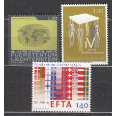 Liechtenstein Correo 2010 Yvert 1499/1501 ** Mnh 