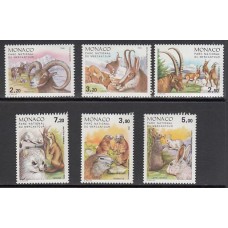 Monaco - Correo 1986 Yvert 1522/7 ** Mnh   Fauna