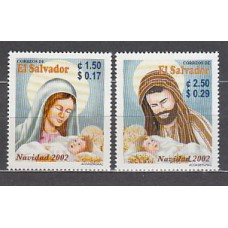 Salvador - Correo 2002 Yvert 1525/6 ** Mnh Navidad