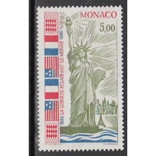 Monaco - Correo 1986 Yvert 1535 ** Mnh   Estatua de la Libertad