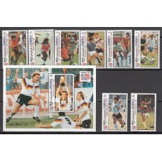 Dominica - Correo 1993 Yvert 1549/56+Hb 245/6 ** Mnh Deportes fútbol