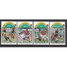 Gambia - Correo 1993 Yvert 1558/61 ** Mnh  Deportes fútbol
