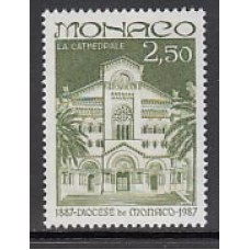 Monaco - Correo 1987 Yvert 1574 ** Mnh   Catedral de Monaco