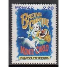 Monaco - Correo 1987 Yvert 1596 ** Mnh   Festival de circo