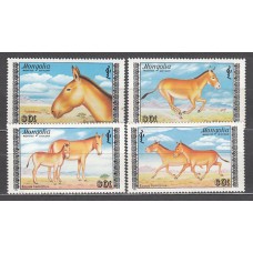 Mongolia - Correo 1988 Yvert 1609/12 ** Mnh  Fauna