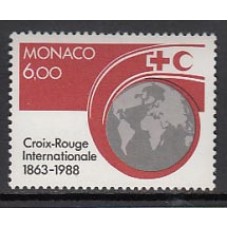 Monaco - Correo 1988 Yvert 1637 ** Mnh   Cruz Roja